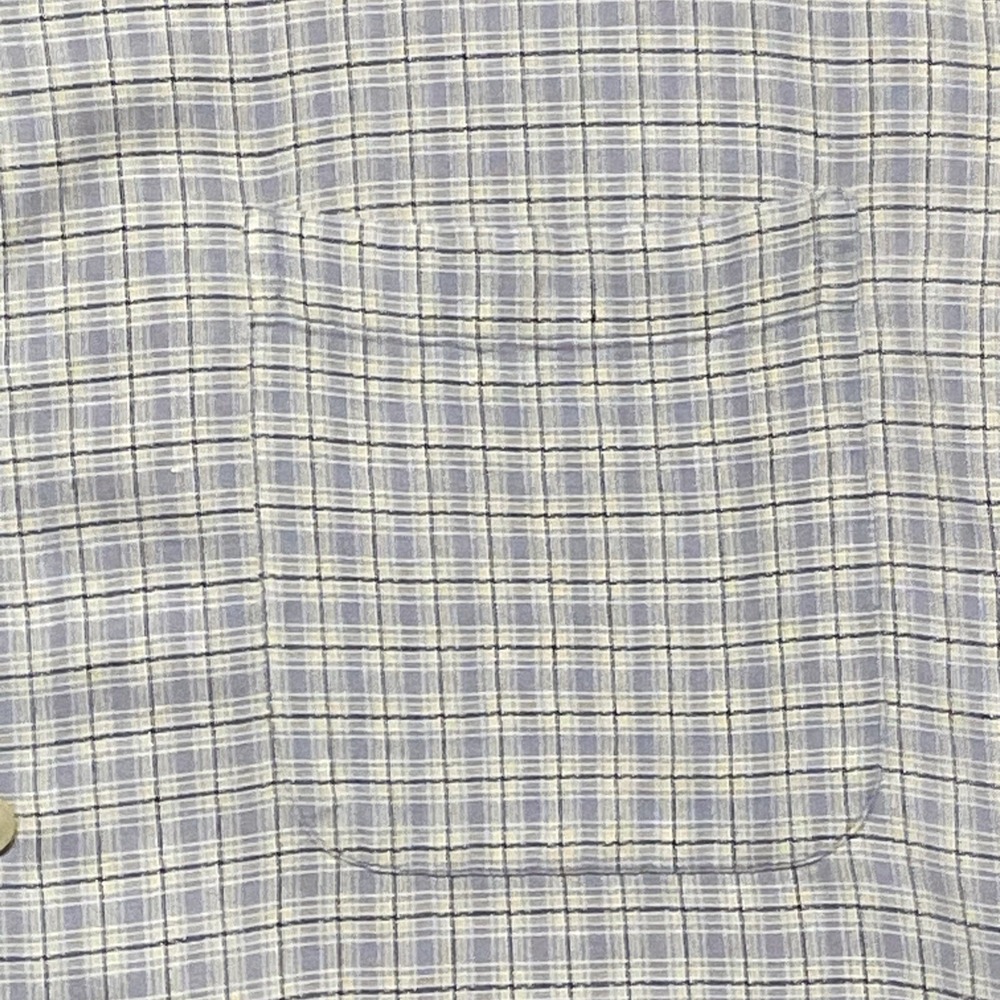 Britches Button Up Shirt Size Large Gray Men Surfer Shirt Chest 47" GUC - Picture 8 of 14